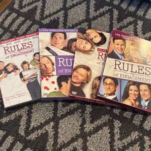 Rules of Engagement DVD Complete Seasons 1-4 - White & Purple Covers